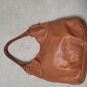 Michael Kors Brown leather Vanessa Shoulder Bag & matching wallet.